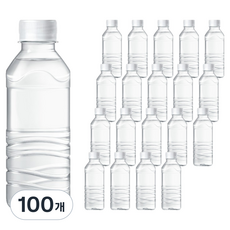 아이시스 생수 화이트캡 무라벨, 100개, 300ml