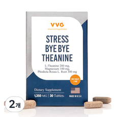 維生素村壓力再見 L-茶氨酸 40.5g, 2罐
