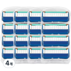 Abern GEELY 5層纖細一次性手動刮鬍刀片, 4個, 16入