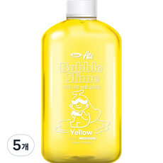 폴메디슨 키즈 아토 버블 슬라임 옐로우, 550ml, 5개