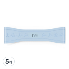 오짐 더블 논슬립 루프밴드 2단계, 블루, 5개