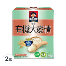 QUAKER 桂格 有機大麥精 4個月以上 10入, 200g, 2盒