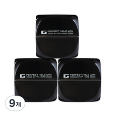 갸스비 퍼펙트 홀드 헤어왁스 엑스트라 하드, 9개, 60g