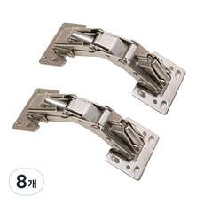 초이스하드웨어 무보링 댐핑 150도 경첩, 8개