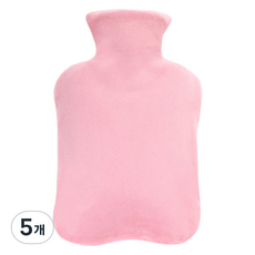 레벤픽 손난로 핫팩 물주머니 핑크 1L, 5개
