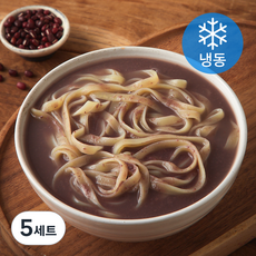 푸드컨테이너 팥물 800g + 칼국수 190g 세트 (냉동), 990g, 5세트