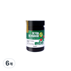 바이오필리아 에코745 유기질 비료, 250g, 6개