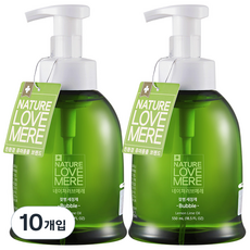 NATURE LOVE MERE 奶瓶清潔劑泡沫容器, 550ml, 10個