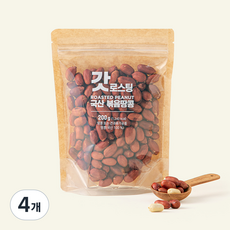 갓로스팅 국내산 볶음땅콩, 200g, 4개