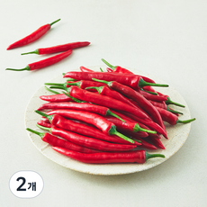 홍고추, 1kg, 2개