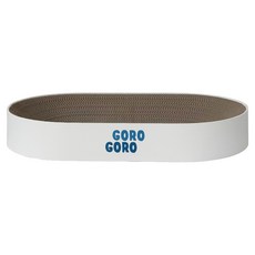 gorogoro 貓咪全天板狀貓抓板, 白色, 1個