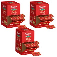 Loacker 萊佳哈斯 迷你哈斯餅 榛果巧克力口味 50入裝, 500g, 3盒