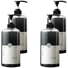 디어커스 1종 주방세제 숯한날, 1kg, 4개