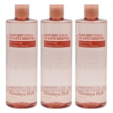 NARD 深層清潔眼脣卸妝液, 溫和配方, 植物萃取成分, 無殘留感, 500ml, 3瓶