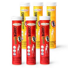 everteen 發泡錠 檸檬口味 3入+石榴口味 3入, 1組