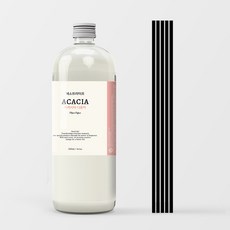 넥스트라이프 대용량 디퓨저 리필 + 섬유스틱 5p 세트, 아카시아, 500ml, 1개