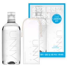 유니클럽 마일드 클렌징워터 500ml + 클린 업 순면 3겹 코튼 화장솜 50p 세트, 1개