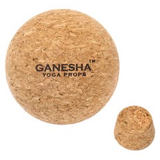 GANESHA YOGA PROPS 軟木按摩單球 標準, 單一顏色, 1個