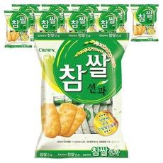 크라운 참쌀선과, 115g, 10개