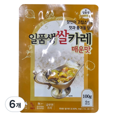 일품생 쌀카레 매운맛, 100g, 6개
