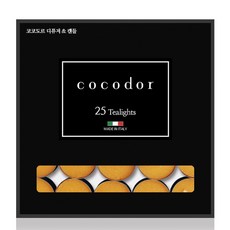 코코도르 티라이트 캔들, 허니피치, 10g, 25개