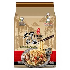 大甲佳旭 大甲乾麵 油蔥拌麵 122g, 4包