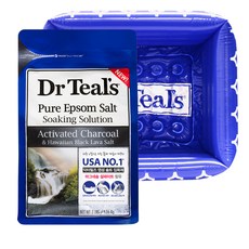 Dr Teal's 瀉鹽活性查可拉棒 1.36kg + 足浴管, 1套, 2L