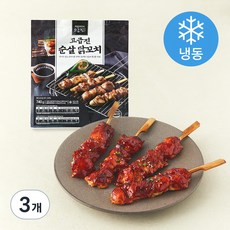 고급진 순살 닭꼬치 (냉동), 3개, 740g