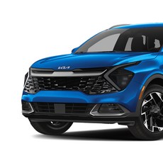 黑白抗UV PPF汽車大燈保護貼, 透明+黑色, 迪奧新款 Sportage NQ5 第五代