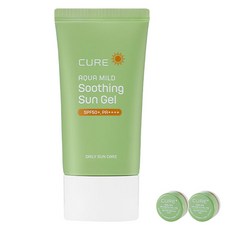 KIM JEONG MOON 金正文 蘆薈溫和舒緩防曬凝膠 SPF50+ PA++++ 20g+迷你保濕乳霜 2入, 1組