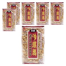 KUN SAKI 崑崎 黑糖沙琪瑪 200g (傳統風味點心、獨立包裝), 6袋