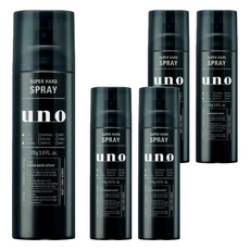 우노 수퍼 하드 헤어 스프레이 에프, 170g, 5개