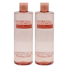 NARD 深層清潔眼脣卸妝液, 溫和配方, 植物萃取成分, 無殘留感, 500ml, 2瓶