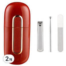 여행용 위생케어 키트, 레드, 2개