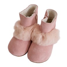 balsori 孩童保暖羊毛中筒靴