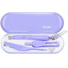 brisa LED掏耳用具 紫色 3件組, 1組