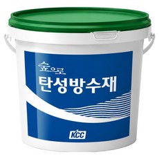 KCC숲으로 탄성방수재 페인트, 녹색, 4kg, 1개