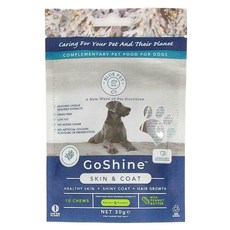 Blue Pet Co 藍寵機能 GoShine 愛爾蘭原裝進口咬咬塊 含獨特海洋複合物 30g, 皮毛保健, 10顆, 1包