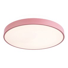 Honey Comb 北歐馬卡龍LED吸頂燈 25W臥室燈具 七種顏色可選 調光調色 簡約風, 1入, 粉色