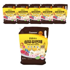 共識家庭織物柔軟劑嬰兒爽身粉, 6個, 2.1L