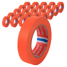 iQIHAN DADA 彩色和紙膠帶 20mm x 20m, 橘色, 24個