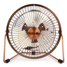 Bean Cruise 桌面USB金屬風扇 6吋, BCF-M06, 玫瑰金