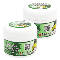 名品農產行 鳳梨酵素去角質凝膠 120g 親水性佳 去除角質 清潔髒汙, 2罐