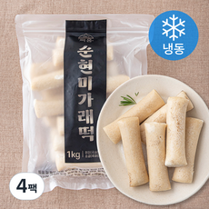 쪄옴 순현미 가래떡 (냉동), 1kg, 1개입, 4개