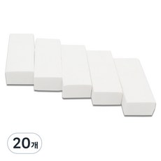 Mungudam 輕鬆擦除的藝術橡皮擦, 白色, 20個