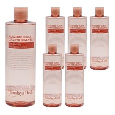 NARD 深層清潔眼脣卸妝液, 溫和配方, 植物萃取成分, 無殘留感, 500ml, 6瓶