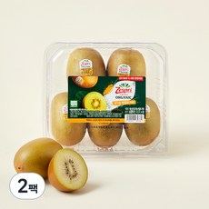 제스프리 유기농 썬골드키위, 550g, 2팩