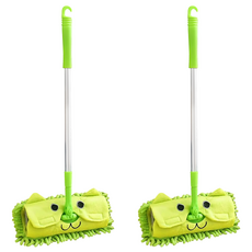 迷你伸縮拖把 綠色, 2支