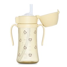 그로미미 PPSU 유아용 빨대컵, 300ml, 1개, 버터