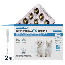 네이쳐스키 반려동물 알티지 오메가3 영양제, 2개, 피부/피모, 30정